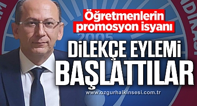 Öğretmenlerin promosyon isyanı: Dilekçe eylemi başlattılar