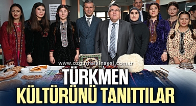 Rektör Özölçer, Türkmenistanlı Öğrenciler İle Bir Araya Geldi