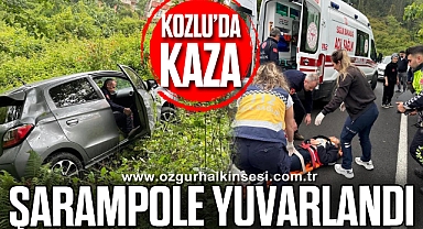 ŞARAPOLE YUVARLANDI