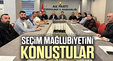 SEÇİM MAĞLUBİYETİNİ KONUŞTULAR