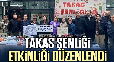 Takas Şenliği etkinliği düzenlendi
