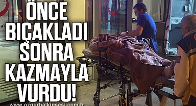 Patronunun kafasına kazma sapladı!