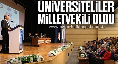 Üniversiteliler milletvekili oldu