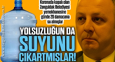 Yolsuzluğun da suyunu çıkartmışlar!