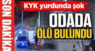Yurtta ölü bulundu