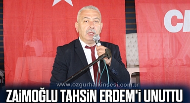Zaimoğlu Tahsin Erdem'i unuttu