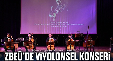 ZBEÜ'de Gerçekleştirilen Viyolonsel Konseri beğeni topladı