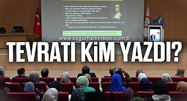 ZBEÜ’de “Tevratı Kim Yazdı?” Başlıklı Konferans Gerçekleştirildi