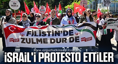 ZBEÜ Öğrencileri, İsrail'i Protesto Etti