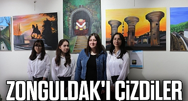 Zonguldak'ı çizdiler