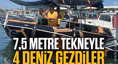 7,5 METRE TEKNEYLE 4 DENİZ GEZDİLER
