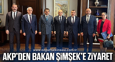 AKP’DEN BAKAN ŞİMŞEK’E ZİYARET