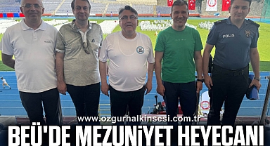 BEÜ'de mezuniyet heyecanı