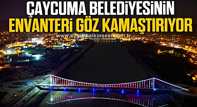 Çaycuma Belediyesinin envanteri göz kamaştırıyor