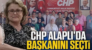 CHP ALAPLI'DA BAŞKANINI SEÇTİ