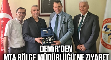 Demir’den MTA Bölge Müdürlüğü’ne ziyaret