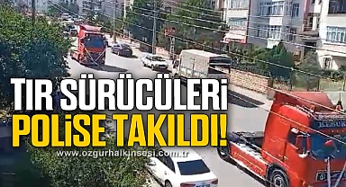 Düğün konvoyundaki tır sürücülerine para cezası