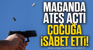 Düğünde atılan silahla bir çocuk sırtından yaralandı