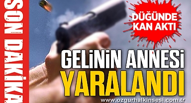 Düğünde kan aktı