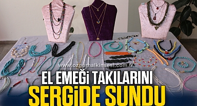 EL EMEĞİ TAKILARINI SERGİDE SUNDU