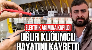 ELEKTRİK AKIMINA KAPILDI