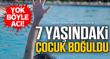Ereğli'de 7 yaşındaki çocuk boğuldu