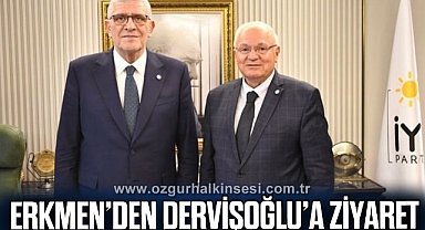 ERKMEN’DEN DERVİŞOĞLU’A ZİYARET