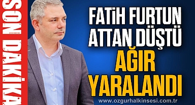 FATİH FURTUN ATTAN DÜŞTÜ