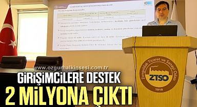 GİRİŞİMCİLERE DESTEK 2 MİLYONA ÇIKTI