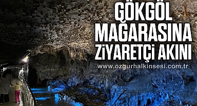 Gökgöl Mağarası bayramda ziyaretçi akınına uğradı