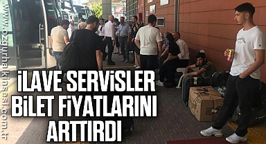 İlave servisler otobüs biletlerinin fiyatlarını arttırdı