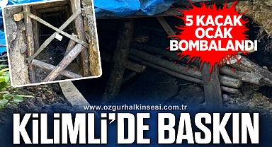 JANDARMADAN 5 KAÇAK OCAĞA BASKIN