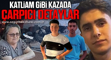 Katliam gibi kazada çarpıcı detaylar