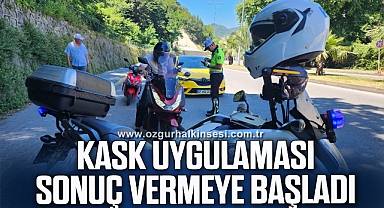 Kdz. Ereğli'de yapılan kask kullanımı uygulamaları sonuç vermeye başladı