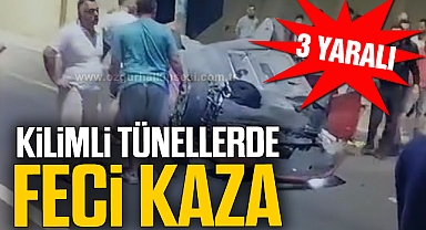 KİLİMLİ'DE FECİ KAZA... HURDAYA DÖNDÜ!