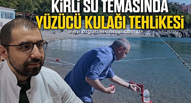 Kirli su temasında yüzücü kulağı tehlikesi