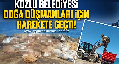 KOZLU BELEDİYESİ DOĞA DÜŞMANLARI İÇİN HAREKETE GEÇTİ