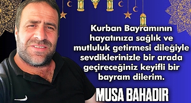 Kurban Bayramı'nı kutladı