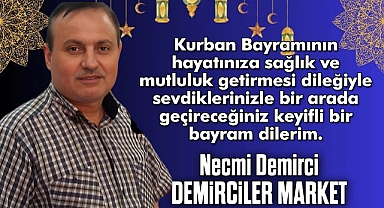 Kurban Bayramı'nı kutladı