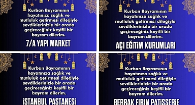 KURBAN BAYRAMI'NI KUTLADILAR