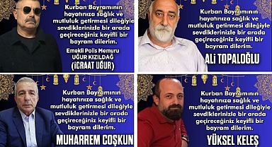 KURBAN BAYRAMI'NI KUTLADILAR