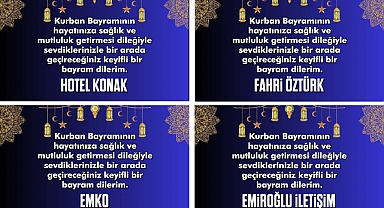 KURBAN BAYRAMI'NI KUTLADILAR