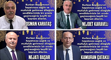 KURBAN BAYRAMI'NI KUTLADILAR