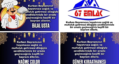 KURBAN BAYRAMI'NI KUTLADILAR