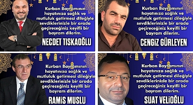 KURBAN BAYRAMI'NI KUTLADILAR
