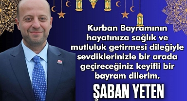 KURBAN BAYRAMI'NI KUTLADILAR