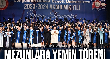 MEZUNLARA YEMİN TÖRENİ