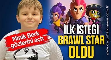 MİNİK BERK GÖZLERİNİ AÇTI