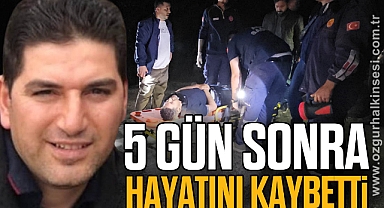 Ölen arkadaşına yardım çağırmak isterken yaralandı, 5 gün sonra hayatını kaybetti
