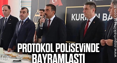 PROTOKOL POLİSEVİNDE BAYRAMLAŞTI